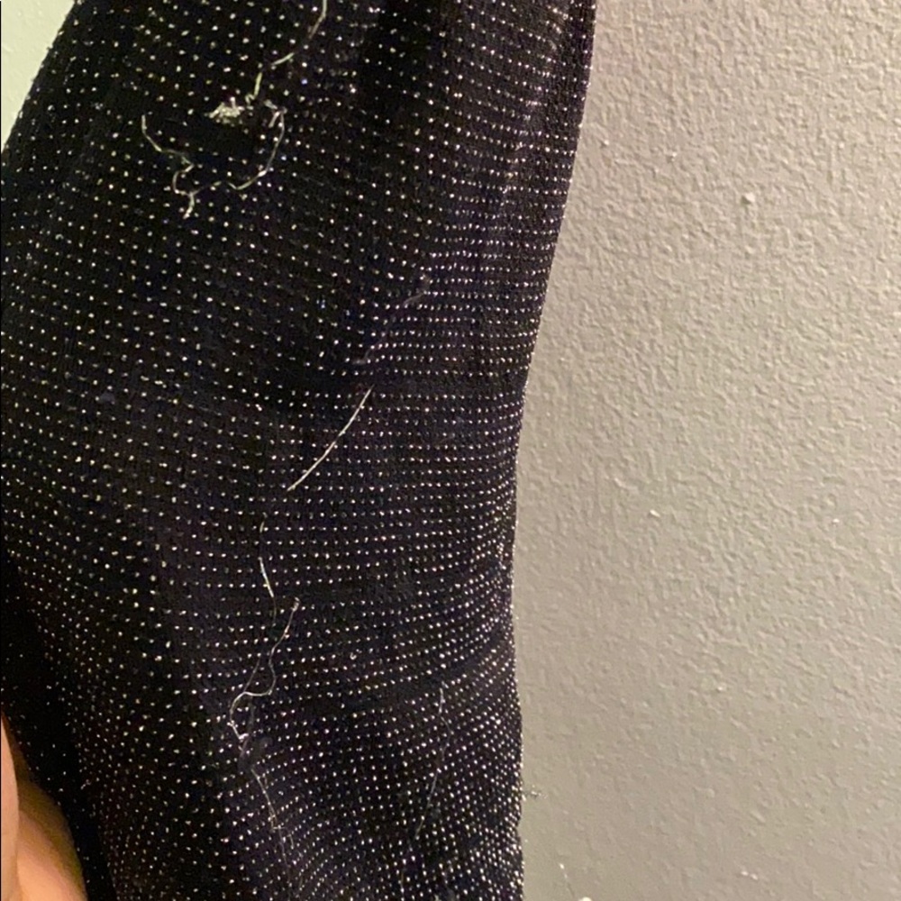 Black and Silver sparkly bodycon dress - Picture 3 of 5